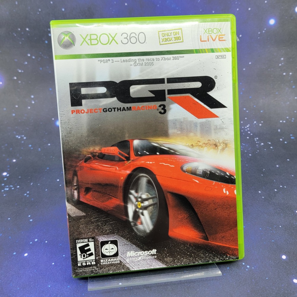Project Gotham Racing 3 PGR 3 Xbox 360 Game Complete CIB NTSC Racing Ferrari